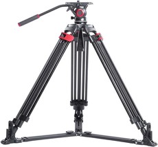 Miliboo 67&quot; Video Tripod With One-Step Locking System，Aluminum Camera, Mtt605A - £280.26 GBP