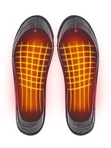 NEW Heated Shoe Insoles Pair USB Powered black one size unisex washable footwear - £12.45 GBP