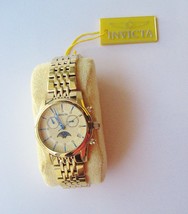 Invicta Women&#39;s &#39;Angel&#39; Quartz Stainless Steel Casual Watch, Gold-Toned (22502) - £55.38 GBP