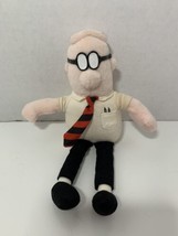 Commonwealth Dilbert small plush stuffed doll vintage comic character toy - £8.17 GBP