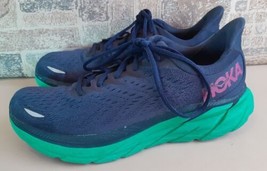 Hoka One One Clifton 8 Outer Space Road Running Sneakers Women’s Size 9 U1 - £44.56 GBP