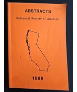 American Botanical Society Of America June 1988 Abstracts Vol 75 No 6 Pa... - $42.14 CAD
