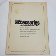 Vintage 1975 McCall&#39;s Accessories to Knit &amp; Crochet Magazine Instructions - £10.05 GBP