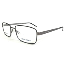 Cole Haan Eyeglasses Frames CH4013 001 BLACK Grey Rectangular Full Rim 52-17-140 - £58.41 GBP