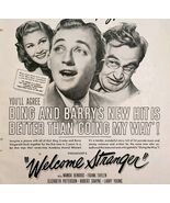1947 Welcome Stranger Bing Crosby Movie Advertisement Joan Caulfield DWPP21 - $41.79 CAD