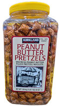 Kirkland Signature Valencia Peanut Butter Filled Pretzel Nuggets 55 Oz E... - $22.07
