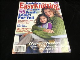 Family Circle Magazine Fall 2000 Easy Knitting Plus Crochet; Adorable Baby Basic - $10.00