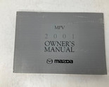 2001 Mazda MPV Owners Manual Handbook OEM F04B32013 - $14.84