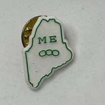 Maine City State Plastic Tourism Souvenir Lapel Hat Pin Pinback - $4.95