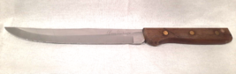 Vtg Kitchen Knife Chef Pierre Santini Wood Handle 8&quot; Blade Stainless Steel Japan - £9.53 GBP
