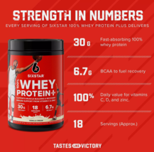 100% Whey Protein Powder Plus, 30g Protein, Vanilla Cream, 1.81 lbs BB:Sept 2027 image 2