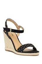 NEW TAHARI Walsh Espadrille Wedge Sandals, Black (Size 10 M) - MSRP $99.00! - £31.65 GBP