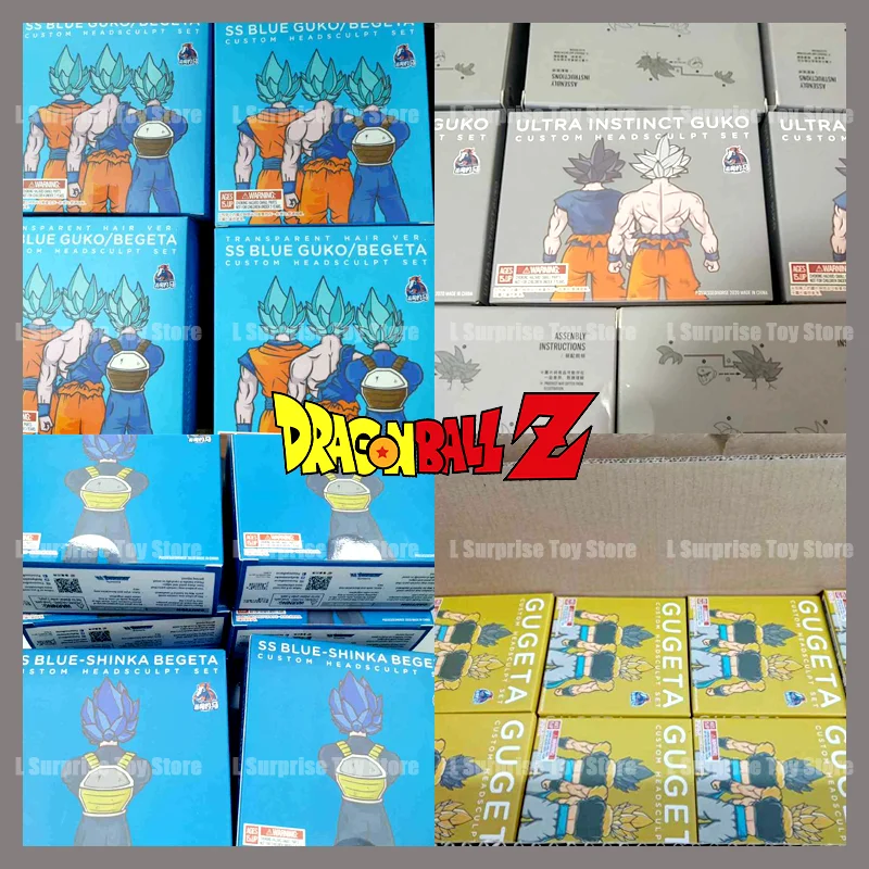 In Stock Dragon Ball Z Demoniacal Fit DF SHF Son Goku Vegeta Heads Super Saiyan - £32.83 GBP+