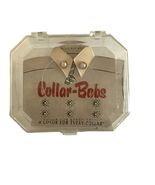 Vintage Collar Bobs Pearl Collar Tips Original Case San Antonio Texas Mi... - $21.60