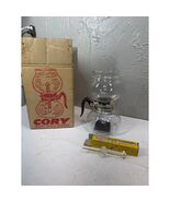 Cory DRU &amp; Cory DRL 4-8 Cup Glass Vacuum Coffee Brewer DKG-S Vintage - $109.95