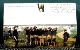 antique circa 1908 U.S.NAVY postcard RECRUITS RECEIVING 3rd DEGREE WWI - £10.02 GBP