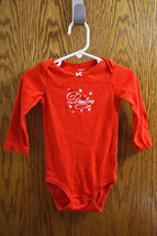 Carter&#39;s Red Long Sleeve One-Piece &quot;Darling&quot; Snowflakes - Size Girls 18 Months - £7.04 GBP