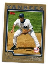 2004 Topps Traded and Rookies Gold (1786/2004) Alex Rodriguez #T50 Yankees - £7.46 GBP