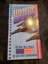 Wingtip to Wingtip (VHS,) US Navy Blue Angels US Air Force Thunderbirds - £7.08 GBP