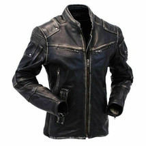Cafe Racer Motociclista de moda Motociclista montando chaqueta de cuero... - €94,94 EUR