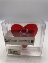 GelGems by Design Ideas Love Vase Heart Red Gel Gems Window Cling  Sealed - $22.53