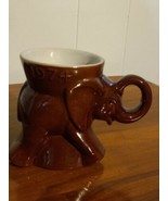 Vintage Frankoma Elephant Mug GOP Political 1974 Coffee - £11.62 GBP