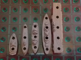 Ensemble De 5 1971 Battleship Stratégie Board Jeu #4730 Bateaux Pièces R... - $212.97 MXN
