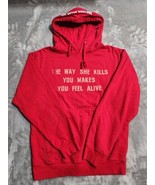 CAMILA CABELLO-Red Hoodie-SM-She Loves Control - $27.19 CAD