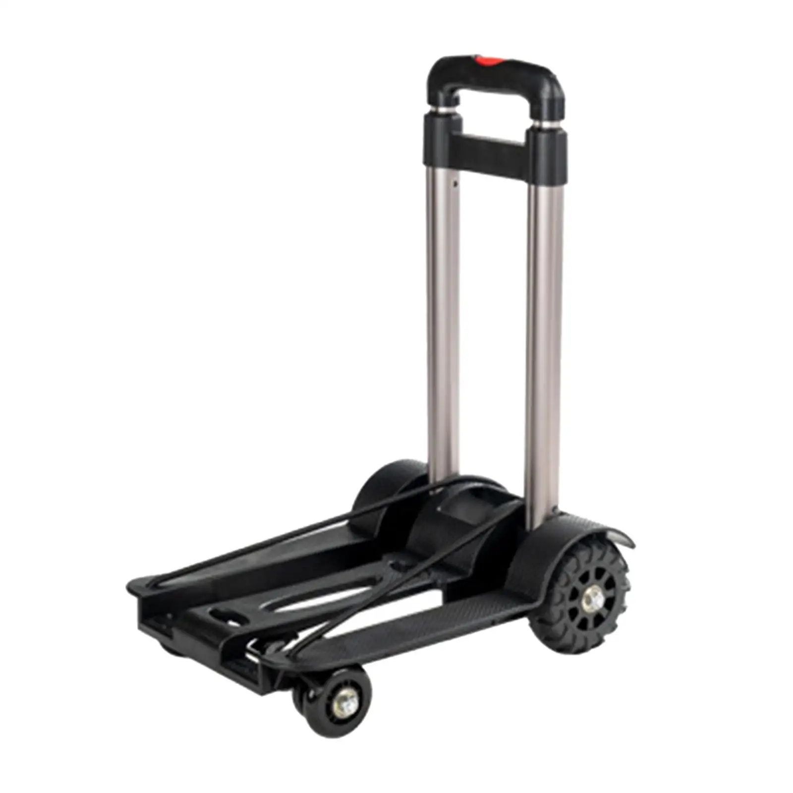 Portable Aluminum Alloy Folding Hand Truck with Extendable Rope - £45.43 GBP