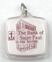 The Bank Of Saint Paul Key Fob Ring Vintage Building Minnesota - $11.95