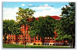 Morningside College Sioux City Iowa IA Linen Postcard J20 - $3.91