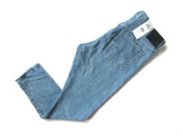 NWT Levi&#39;s Made &amp; Crafted LMC 501 Taper Skinny in Pacific Blue Ripped Jeans 30 - £56.66 GBP
