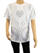 Men LAVERITA European Fashion Crew Shirt Rhine Stone Studs Medusa 94474 ... - £39.97 GBP