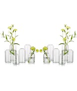 Flower Bud Vases Made Of Glass - Hewory Blown Modern Small Glass Vases For - $848.81 MXN