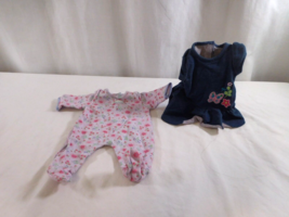 American Girl Bitty Baby Doll Twin Garden Play Outfit Blue Butterfly Dre... - $17.82