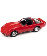 1979 Chevy Corvette Red with Black Top Classic Gold Collection 2023 Rele... - $466.05 MXN