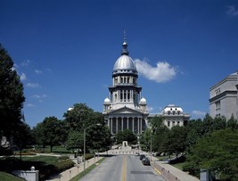 Illinois State Capitol building in Springfield Illinois Photo Print - £7.04 GBP+