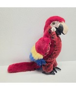 Folkmanis 15&quot; Scarlet Red Macaw Parrot Bird Plush Hand Puppet Realistic - $40.46 CAD