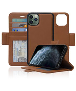 Detachable Magnetic Wallet Case for iPhone 11 Pro Max [6.5 inch]  Brown - £15.58 GBP