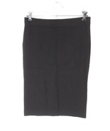 Vince S Black Viscose Knit Pull-On Fitted Mini Skirt - £22.40 GBP