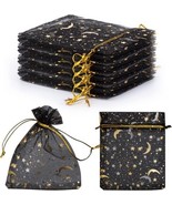 Celestial Organza Gift Bags Jewelry Drawstring Sack Sheer Party Favors B... - $3.81