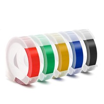 Embossing Label Tape Compatible With Dymo Label Maker,3/8 Inch 3D Plastic Labels - £13.36 GBP