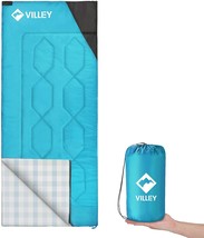 Villey Camping Sleeping Bag, Lightweight Backpacking Sleeping Bag With Carrying - £24.76 GBP