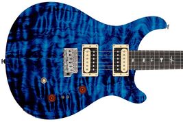 Guitar Skin Axe Wrap 5 Star Bass Body Cover Art Quilted Maple Royal Blue... - $34.60+