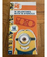 Despicable Me Valentines Day Cards 16 Count 16 Stencils - $26.06 CAD