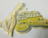 Longaberger 2003 Baby Tie On for basket Cute shoes - $9.95