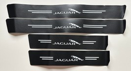 4 pcs Carbon Fiber Car Door Sill Scuff Protector Set for Jaguar - Anti-Scratch S - £7.80 GBP