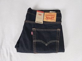 Levi&#39;s 513 Slim Fit Zip Fly Straight Leg Denim Jeans 36X32 Men&#39;s Black - $36.99