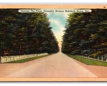 Columbia Avenue Street Vista Rehoboth Spiaggia Delaware De Lino Cartolin... - $3.36