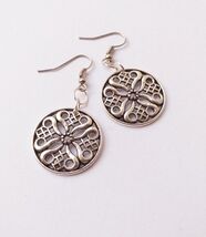 silver earrings filigree earrings bohemian earrings boho earrings Mandal... - $47.88 CAD